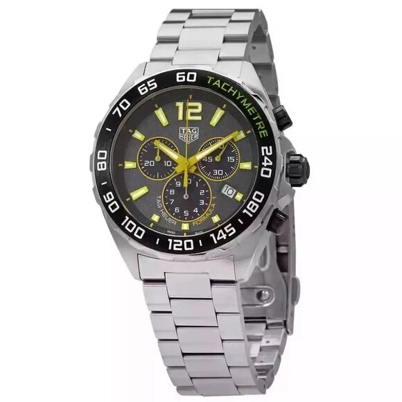 TAG Heuer Formula 1 Quartz Chronograph 43mm Grey Men's Watch CAZ101AG.BA0842